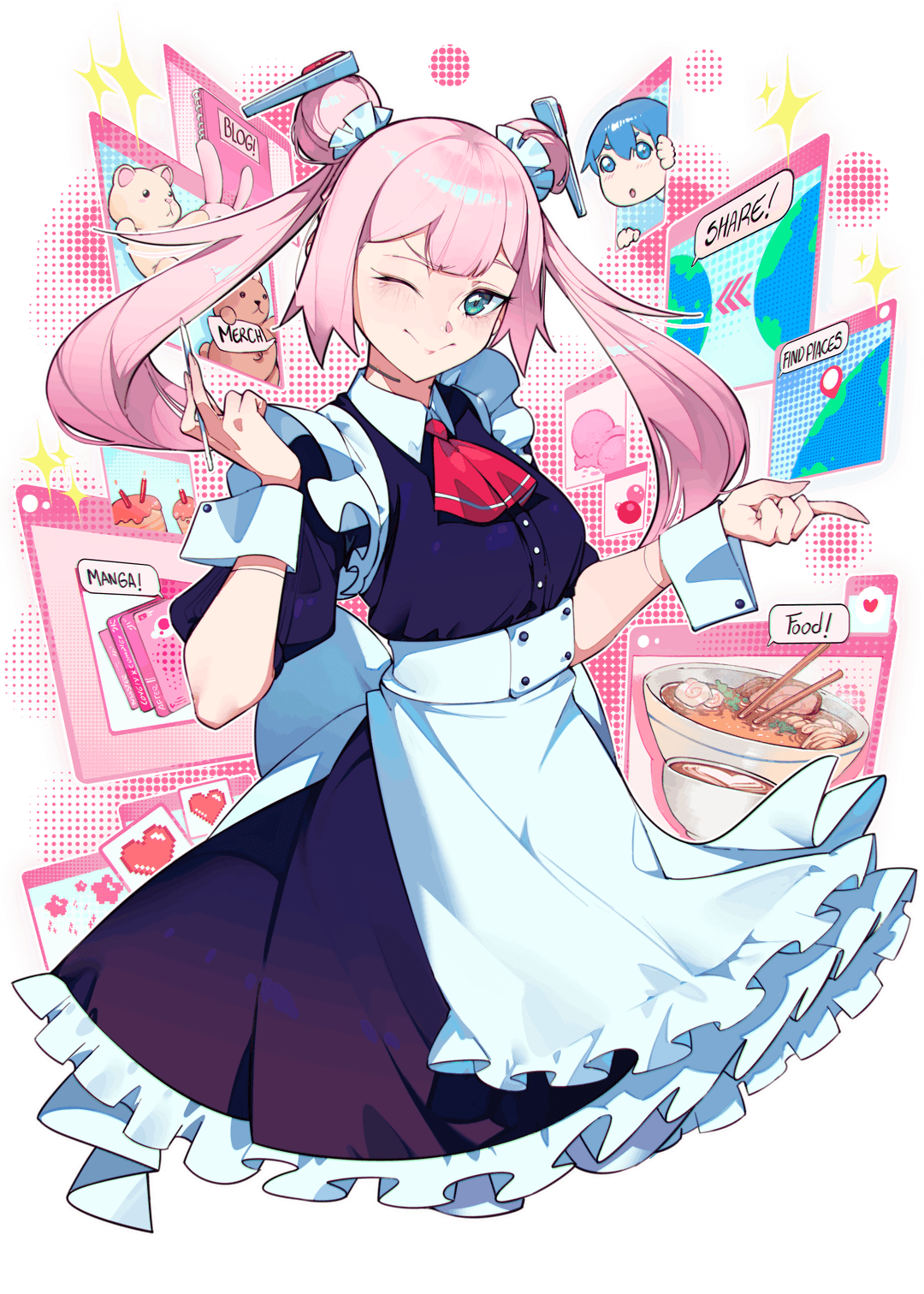 Meika-chan mascot