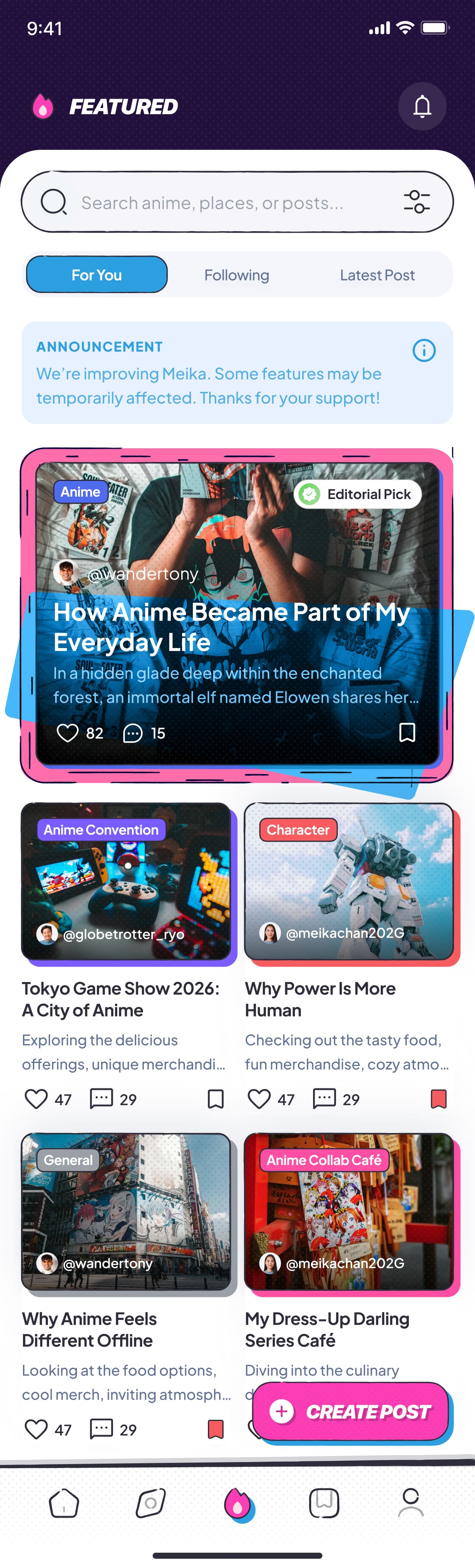 Meika-chan featured stories