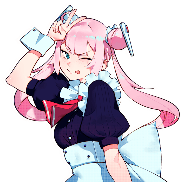 Meika-chan winking